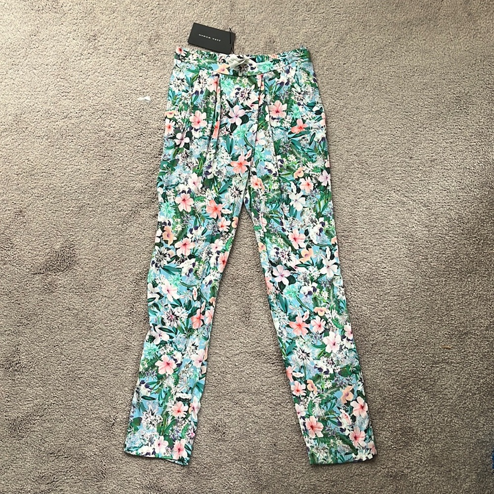 Zara floral pants